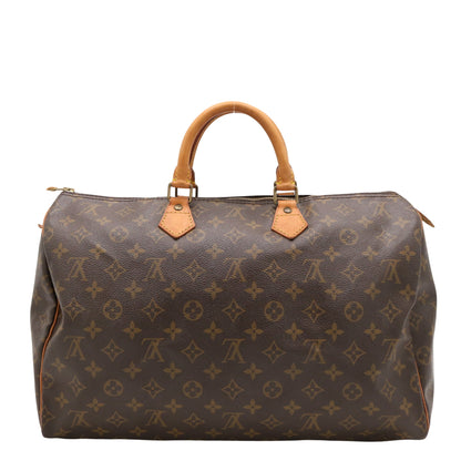 Monogram Speedy 35 M41107 Satchel/Top Handle Bag Brown