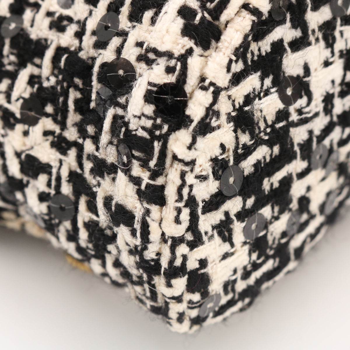 Double Turn Lock Mini Backpack White