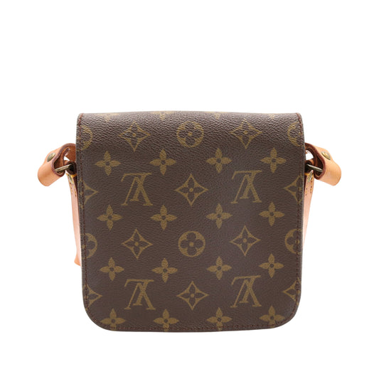 Monogram Mini Cartouchiere M51254 Crossbody Brown
