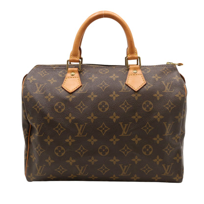 Monogram Speedy 30 M41526 Satchel/Top Handle Bag Brown