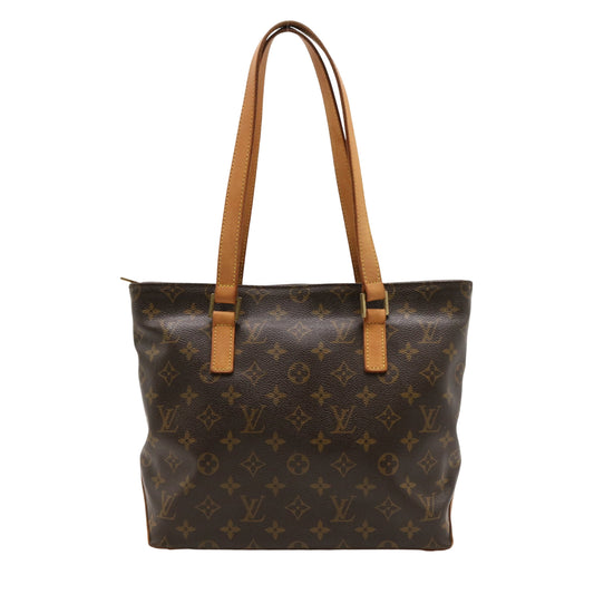 Monogram Cabas Piano M51148 Tote Brown