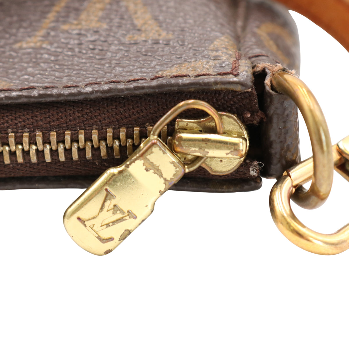 Monogram Pochette Accessoires M51980 Clutch Brown