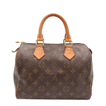 Monogram Speedy 25 M41528 Satchel/Top Handle Bag Brown