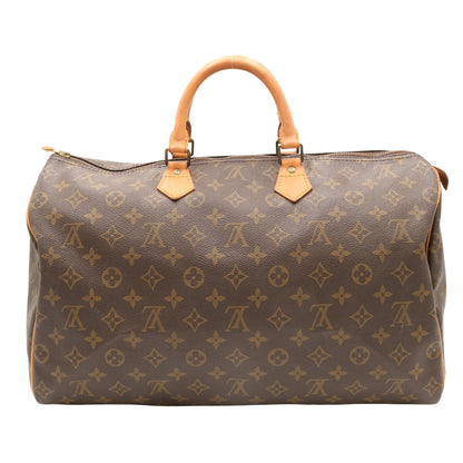 Monogram Speedy 40 M41522 Satchel/Top Handle Bag Brown