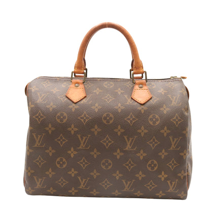Monogram Speedy 30 M41108 Satchel/Top Handle Bag Brown