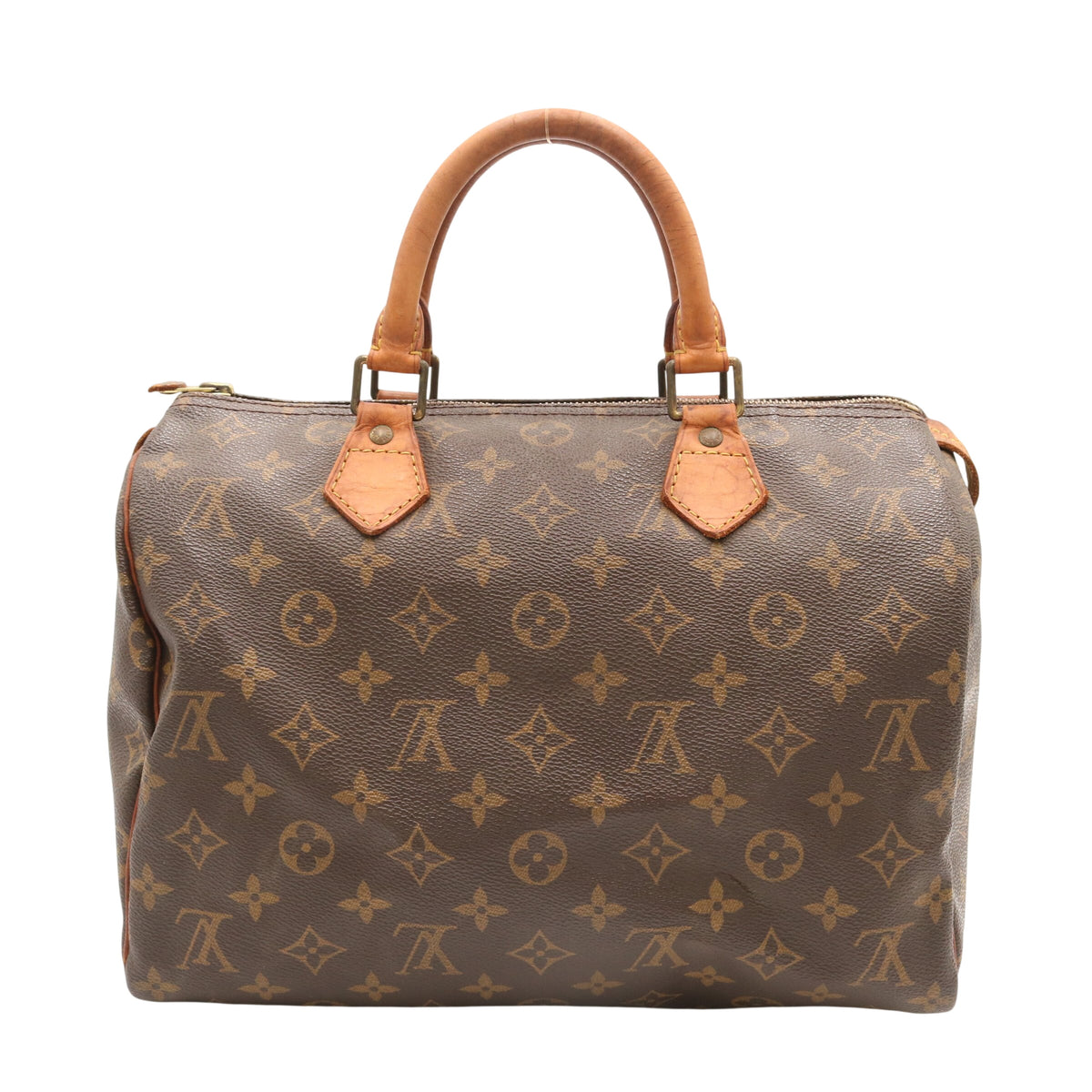 Monogram Speedy 30 M41108 Satchel/Top Handle Bag Brown