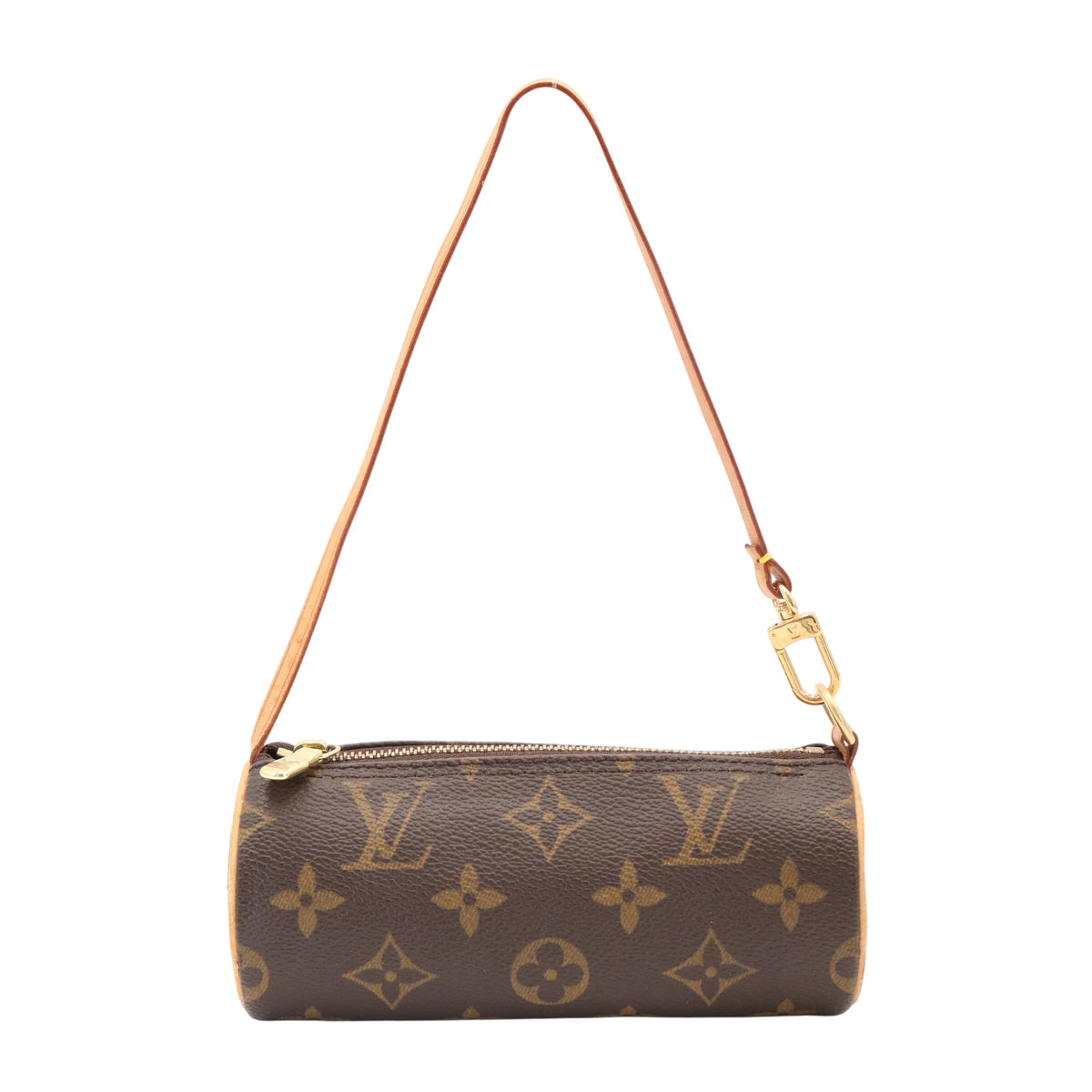 Monogram Papillon Pouch M51380 Clutch Brown