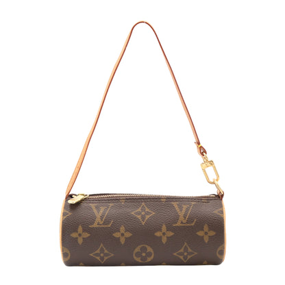 Monogram Papillon Pouch M51380 Clutch Brown