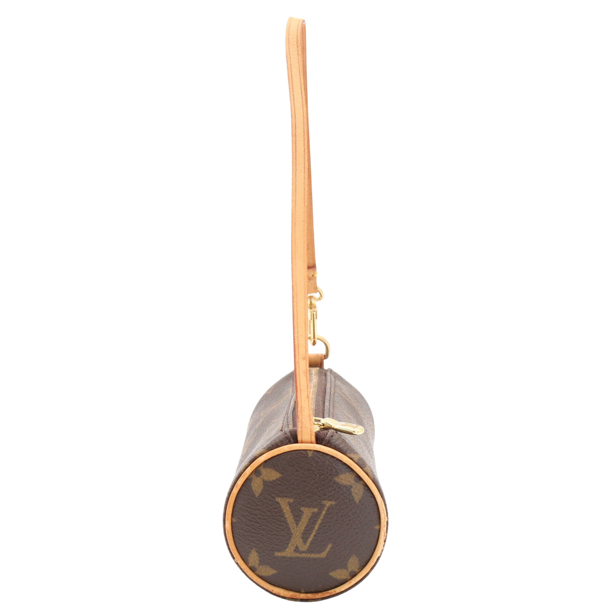 Monogram Papillon Pouch M51380 Clutch Brown