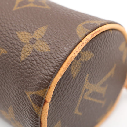 Monogram Papillon Pouch M51380 Clutch Brown