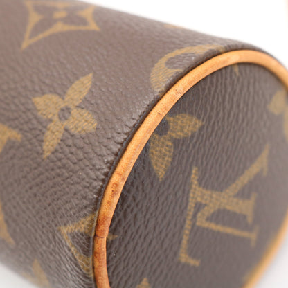 Monogram Papillon Pouch M51380 Clutch Brown