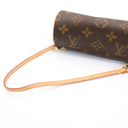 Monogram Papillon Pouch M51380 Clutch Brown
