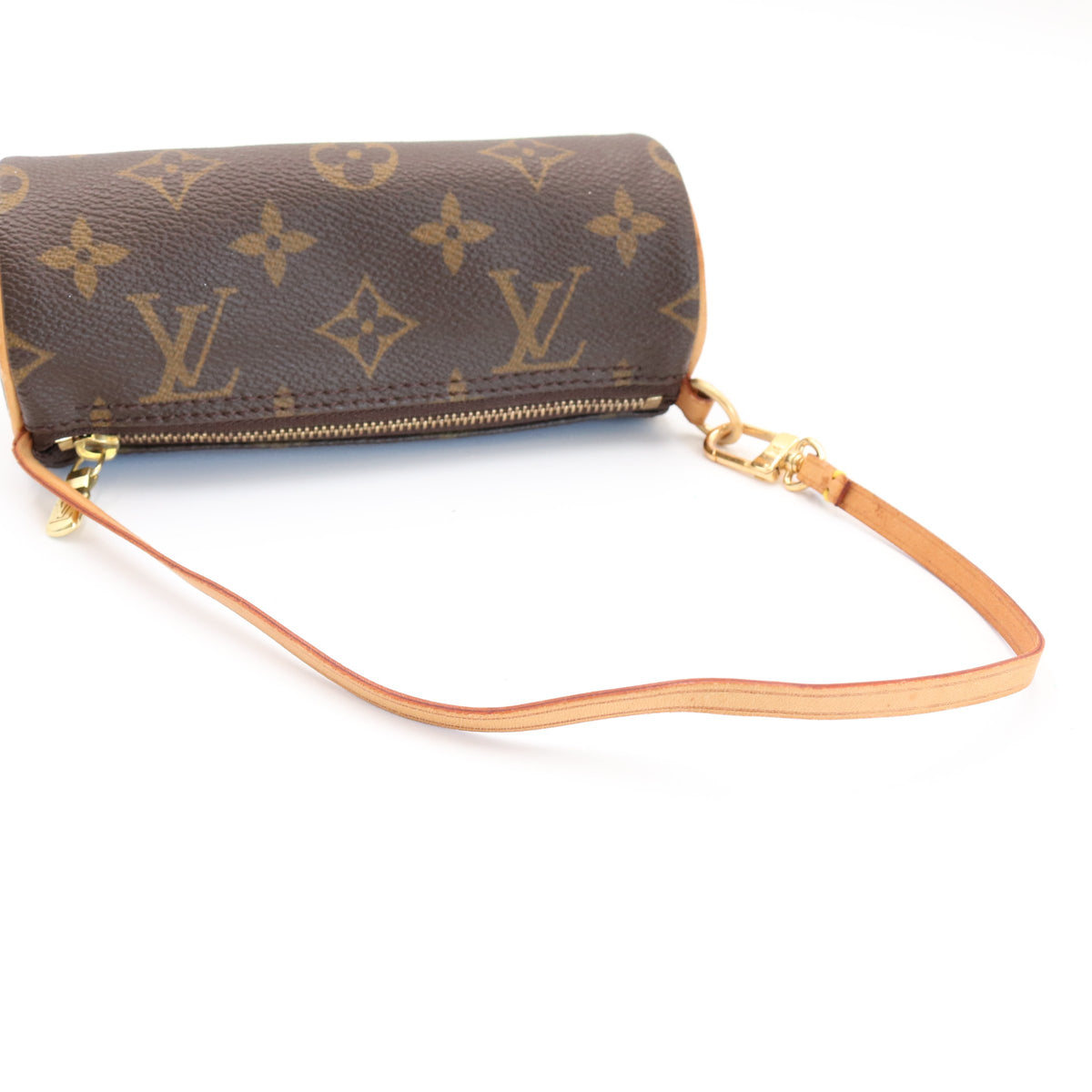 Monogram Papillon Pouch M51380 Clutch Brown