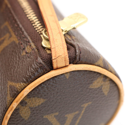 Monogram Papillon Pouch M51380 Clutch Brown