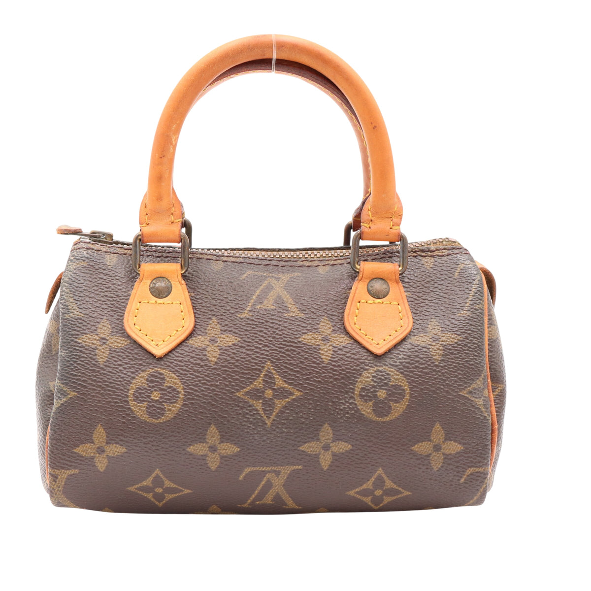 Monogram Mini Speedy M41534 Satchel/Top Handle Bag Brown