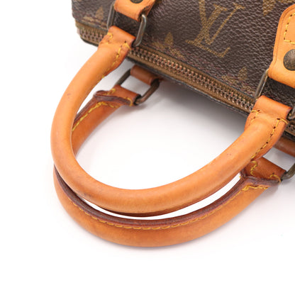 Monogram Mini Speedy M41534 Satchel/Top Handle Bag Brown