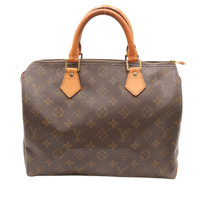 Monogram Speedy 30 M41108 Satchel/Top Handle Bag Brown