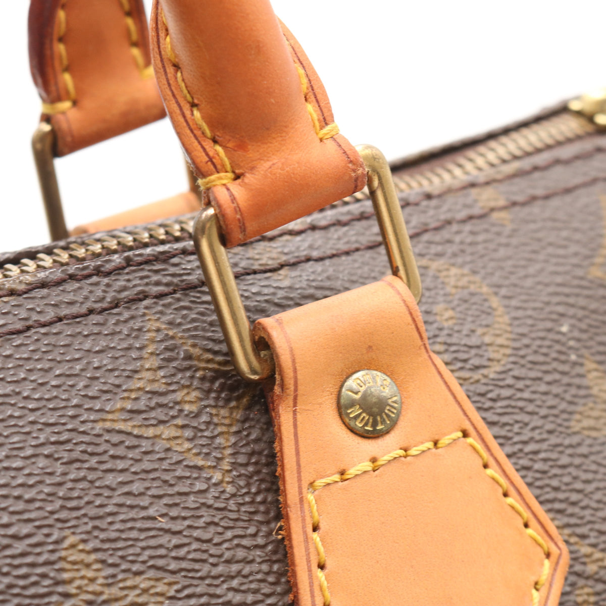 Monogram Speedy 30 M41108 Satchel/Top Handle Bag Brown