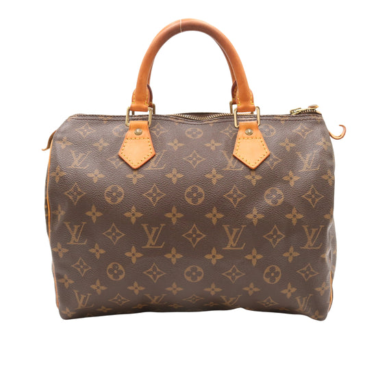 Monogram Speedy 30 M41526 Satchel/Top Handle Bag Brown