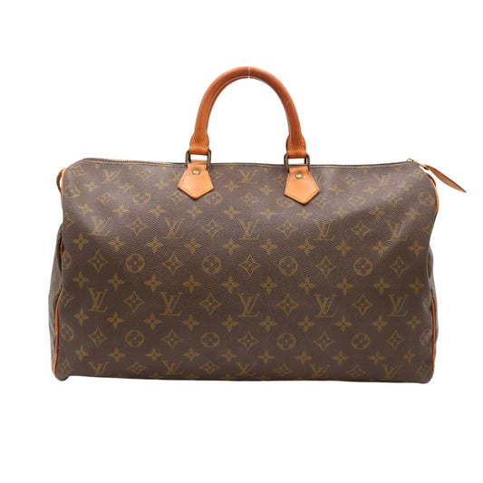 Monogram Speedy 40 M41522 Satchel/Top Handle Bag Brown