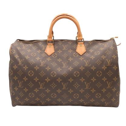 Monogram Speedy 40 M41106 Satchel/Top Handle Bag Brown