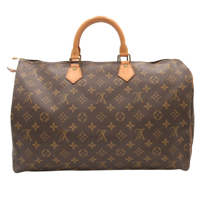 Monogram Speedy 40 M41106 Satchel/Top Handle Bag Brown