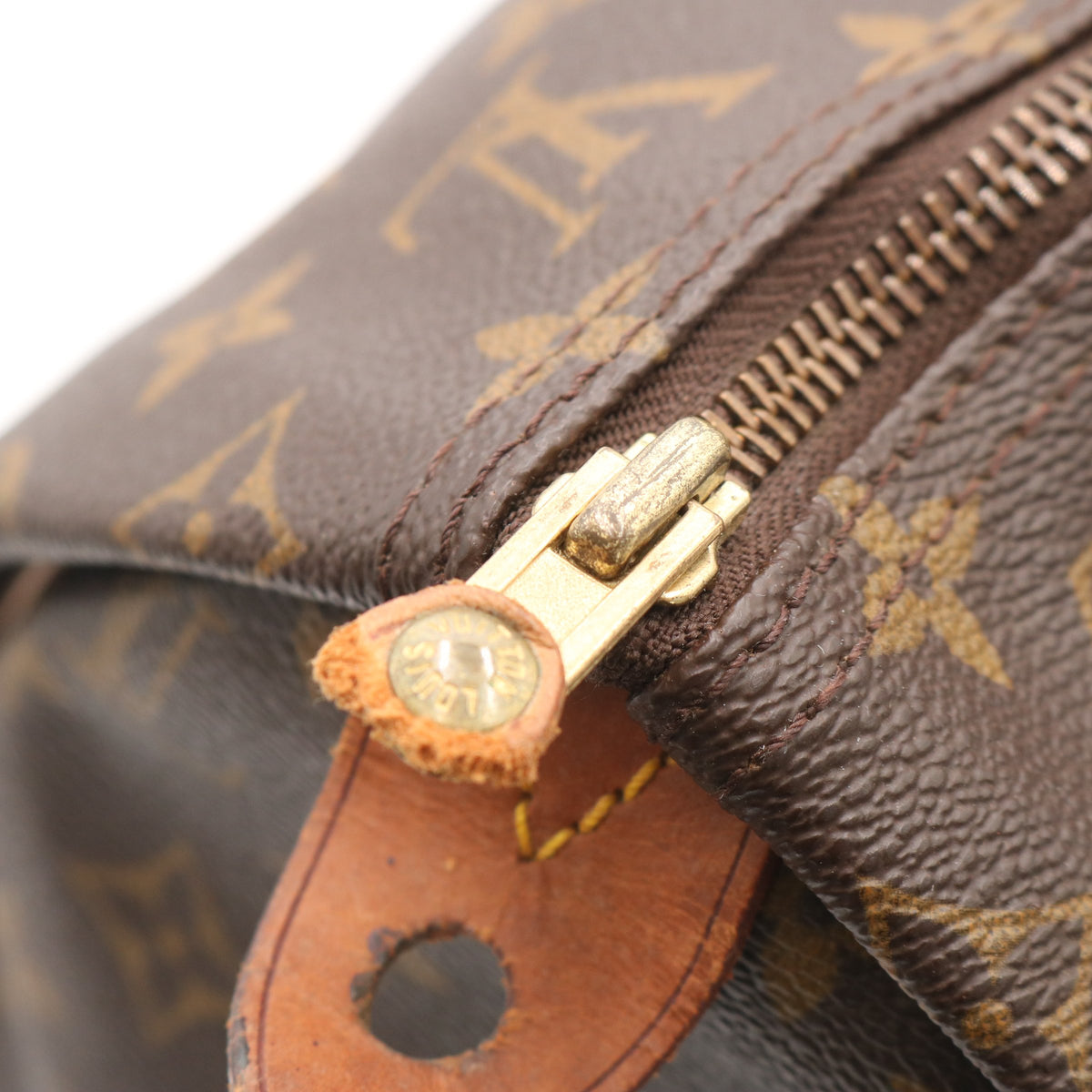 Monogram Speedy 40 M41106 Satchel/Top Handle Bag Brown