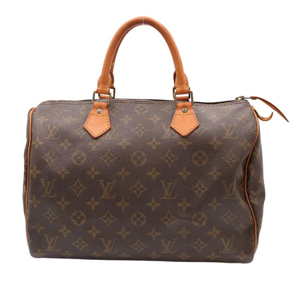 Monogram Speedy 30 M41526 Satchel/Top Handle Bag Brown