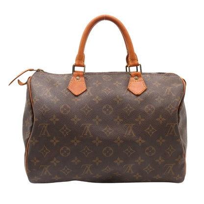 Monogram Speedy 30 M41526 Satchel/Top Handle Bag Brown