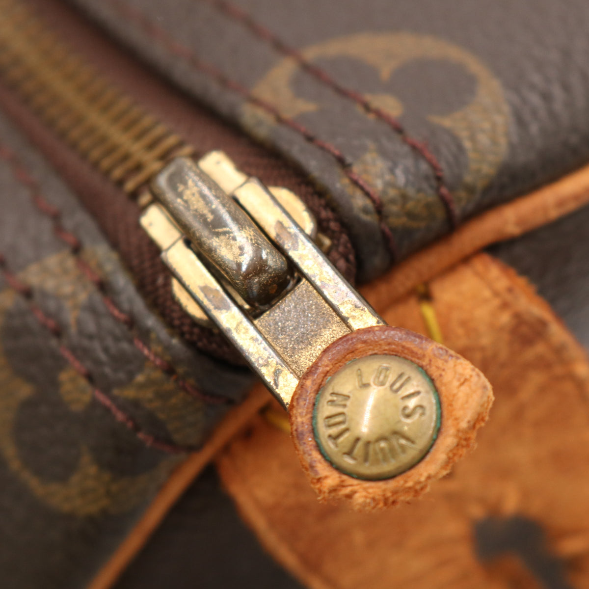 Monogram Speedy 35 M41524 Satchel/Top Handle Bag Brown