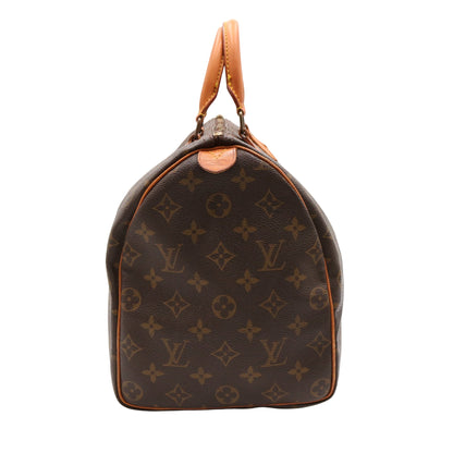 Monogram Speedy 35 M41524 Satchel/Top Handle Bag Brown