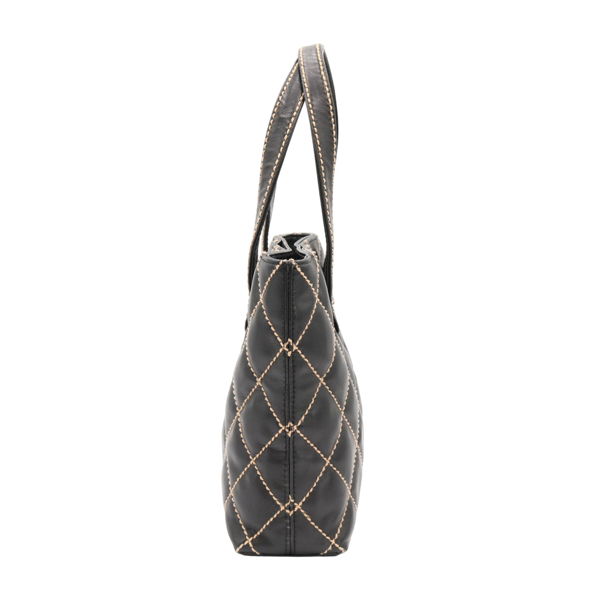 Wild Stitch Tote Bag Black