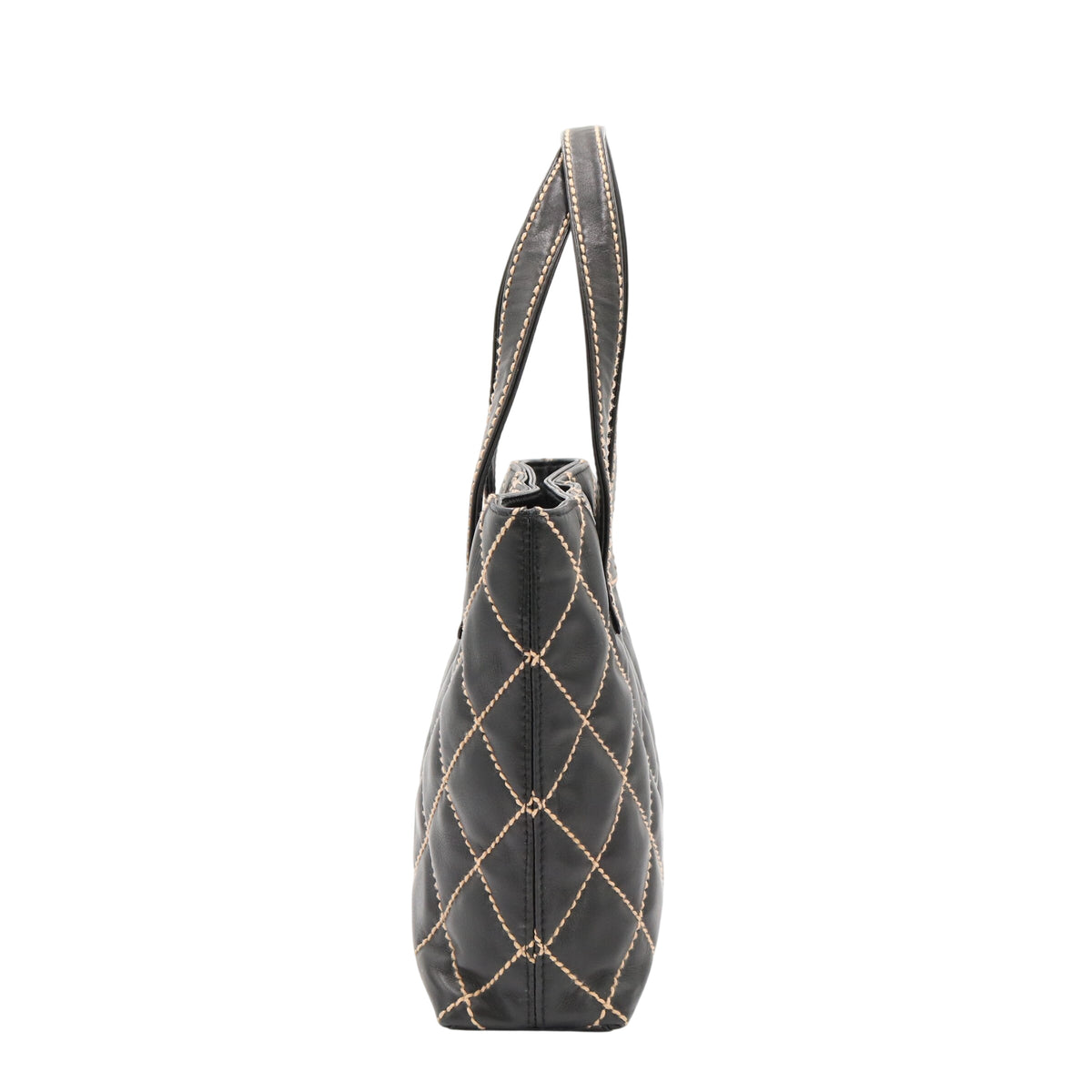 Wild Stitch Tote Bag Black