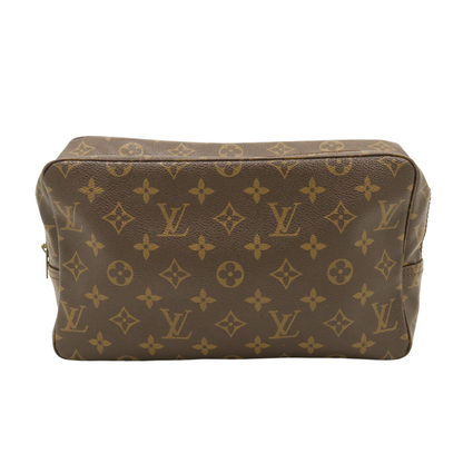 Monogram Trousse Toilette 28 M47522 Clutch Brown