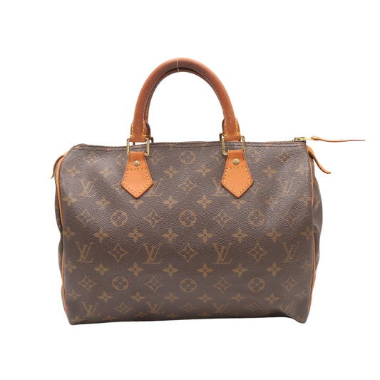Monogram Speedy 30 M41526 Satchel/Top Handle Bag Brown