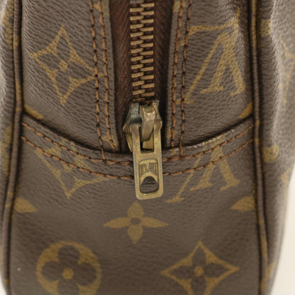 Monogram Trousse Toilette 28 M47522 Clutch Brown