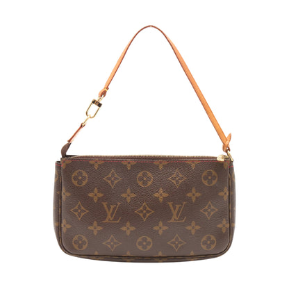 Monogram Cherry Pochette Accessoires M95008 Clutch Brown