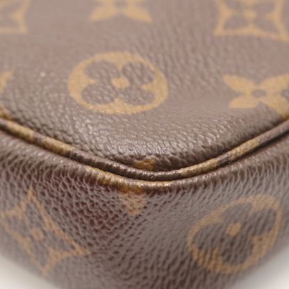 Monogram Cherry Pochette Accessoires M95008 Clutch Brown