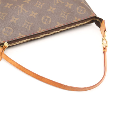 Monogram Cherry Pochette Accessoires M95008 Clutch Brown