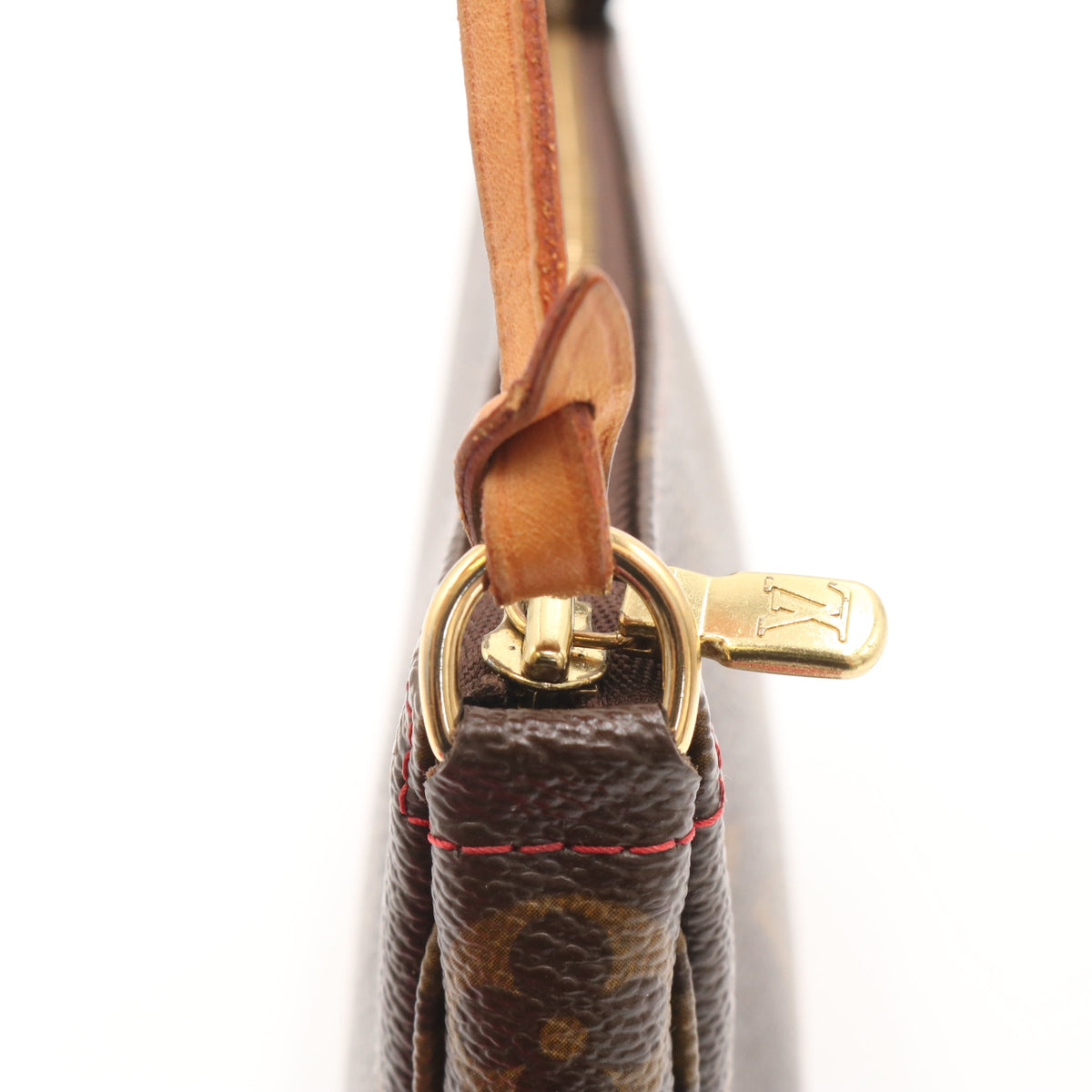 Monogram Cherry Pochette Accessoires M95008 Clutch Brown