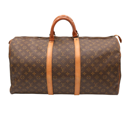 Monogram Keepall 55 M41424 Duffle Brown