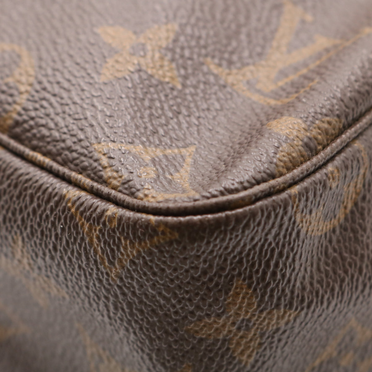 Monogram Trousse Toilette 28 M47522 Clutch Brown