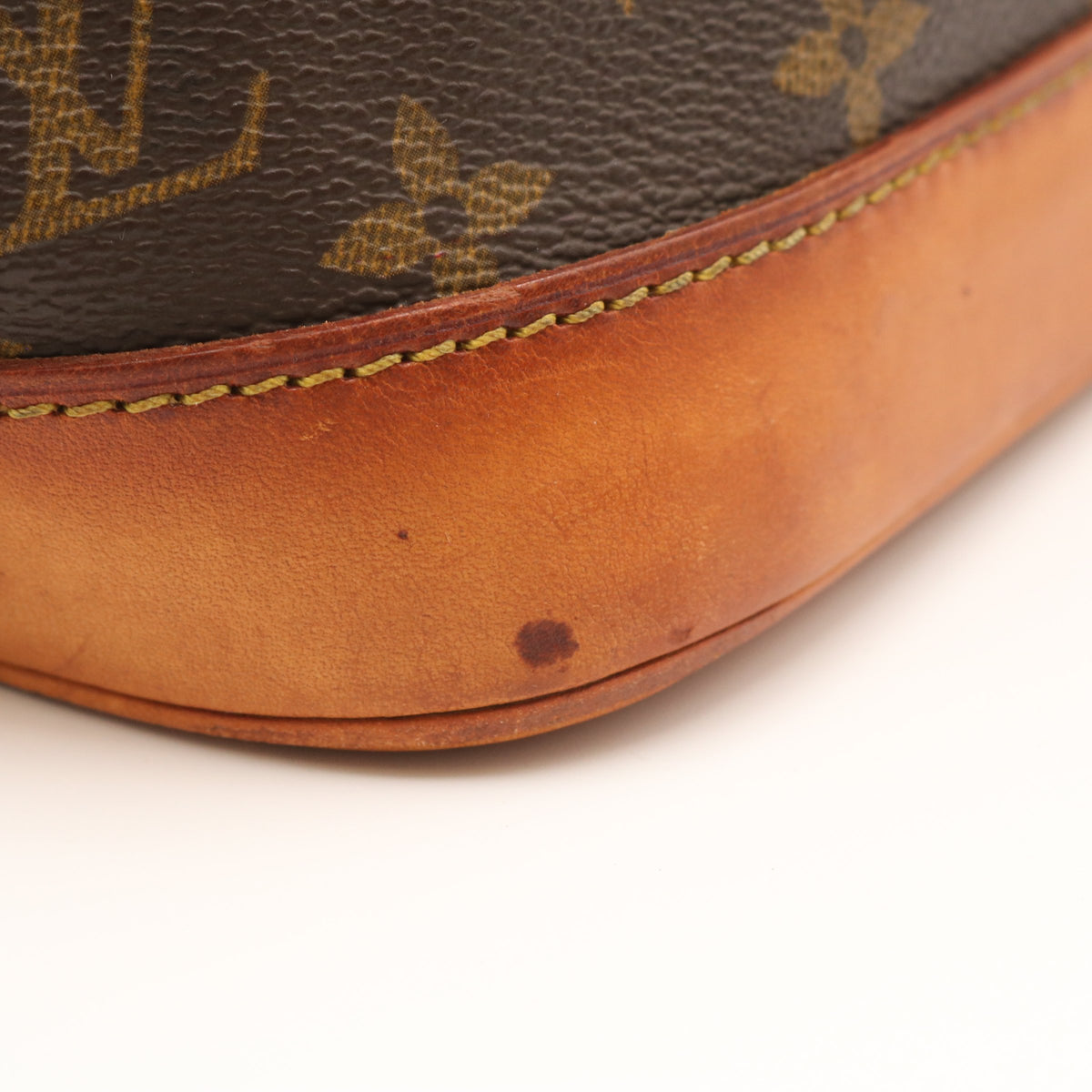 Monogram Alma PM M51130 Satchel/Top Handle Bag Brown