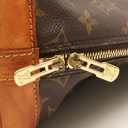 Monogram Alma PM M51130 Satchel/Top Handle Bag Brown