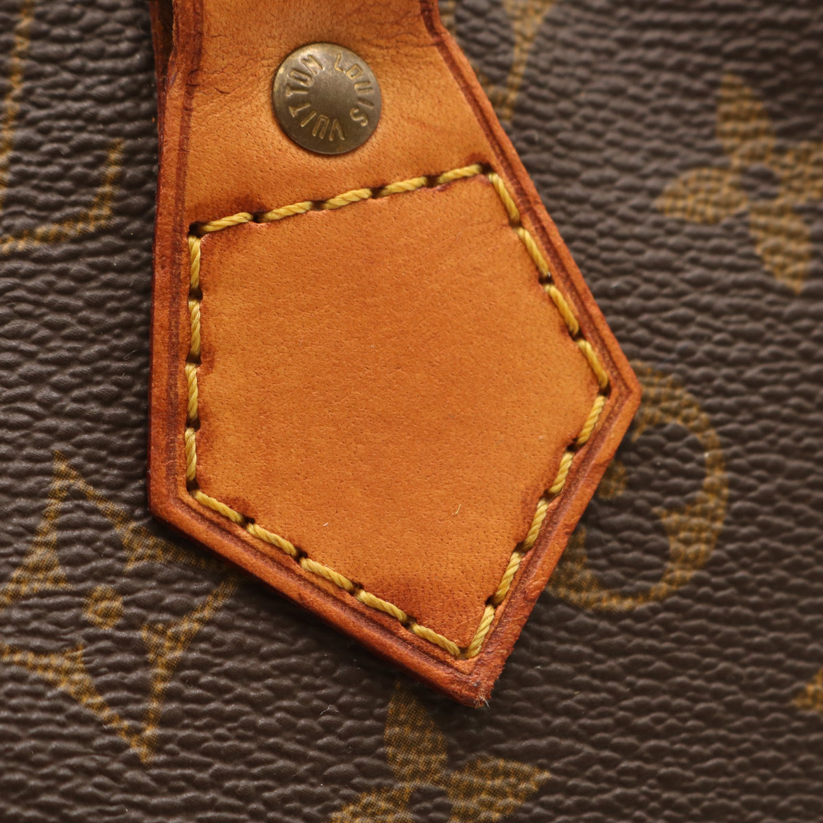 Monogram Alma PM M51130 Satchel/Top Handle Bag Brown
