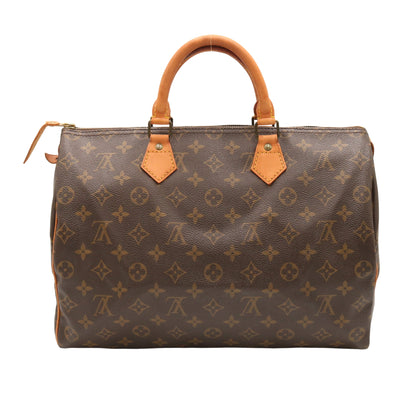 Monogram Speedy 35 M41524 Satchel/Top Handle Bag Brown