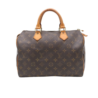 Monogram Speedy 30 M41526 Satchel/Top Handle Bag Brown
