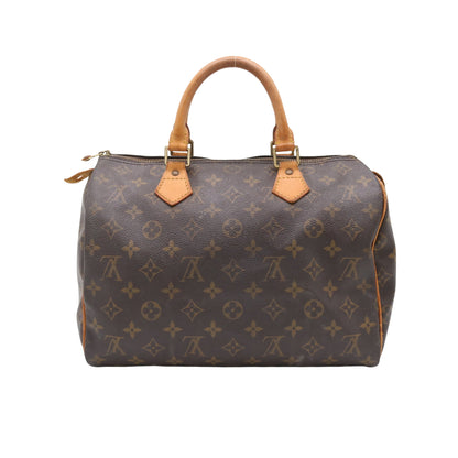 Monogram Speedy 30 M41526 Satchel/Top Handle Bag Brown