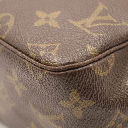 Monogram Trousse Toilette 28 M47522 Clutch Brown