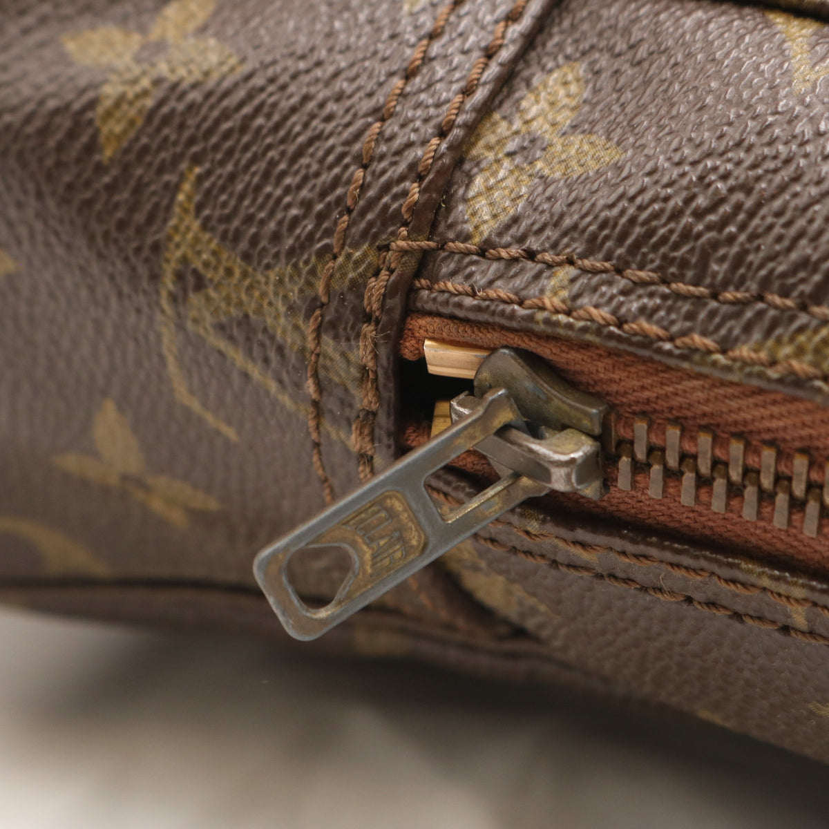 Monogram Trousse Toilette 28 M47522 Clutch Brown